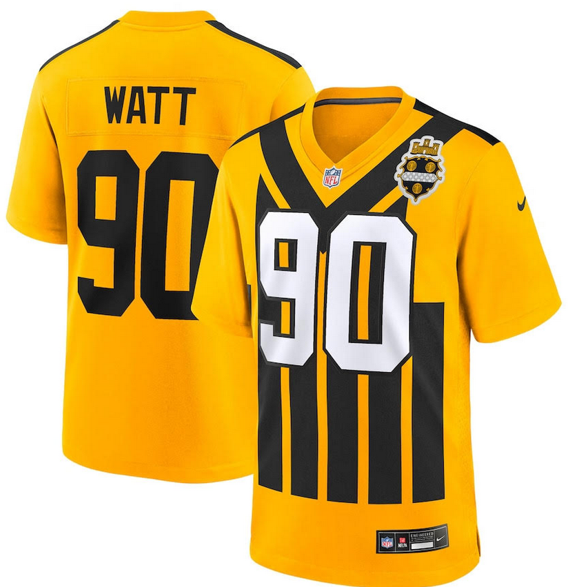Custom Men 2025 Pittsburgh Steelers yellow Nike Limited NFL Jersey